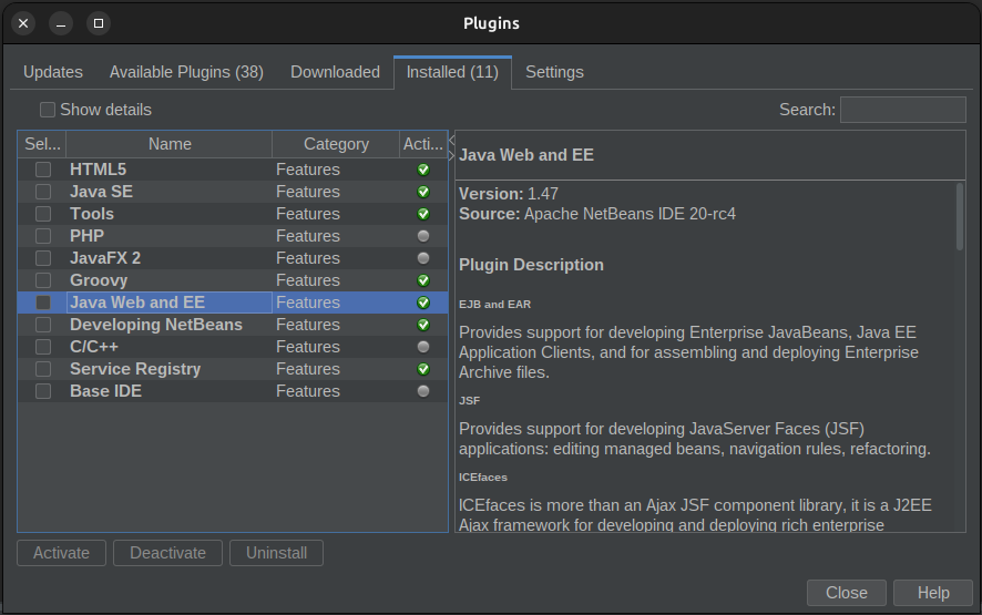 NetBeans Plugins