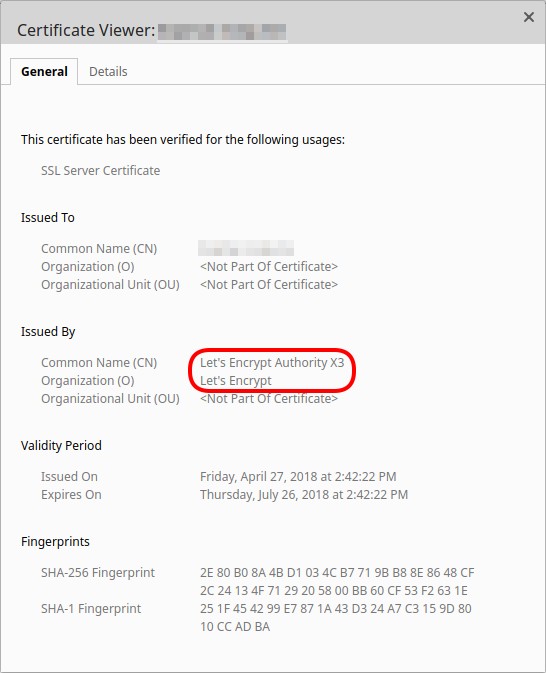 https certificate